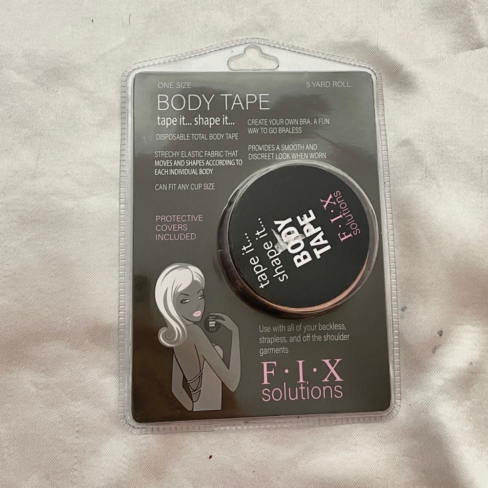 F.I.X body tape 5 yard roll one size womens underwear cover seamless